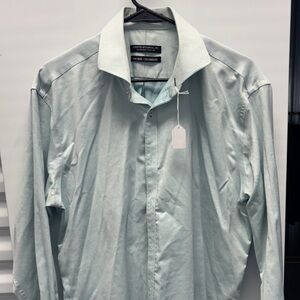 Men's Light Green Dress Shirt